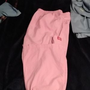 medium pink Dickies scrubs